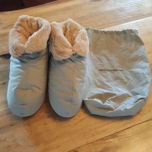 Restoration Hardware Down Duvet Slippers